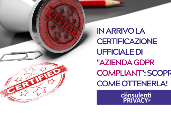 Azienda GDPR compilant - Consulenti Privacy