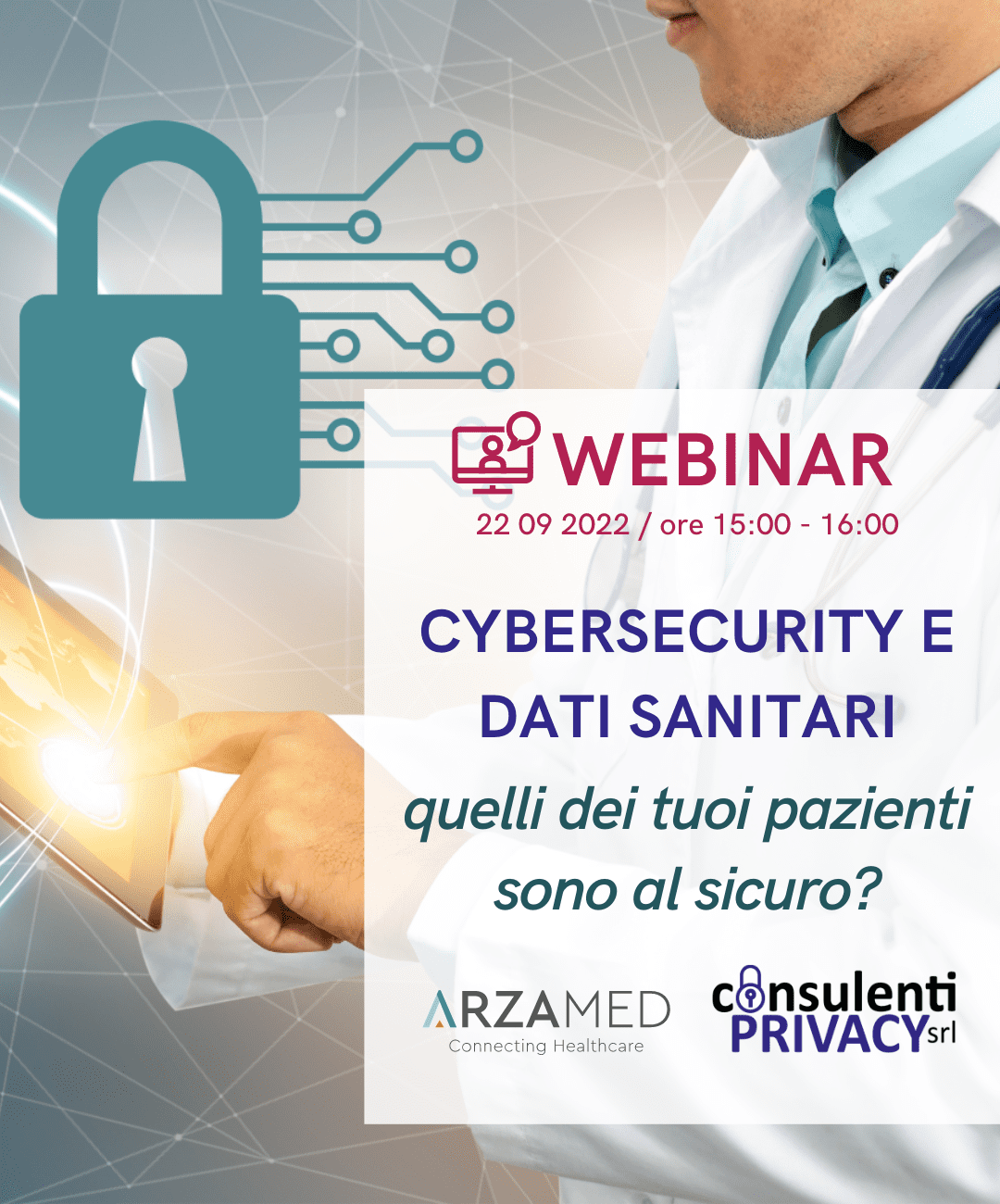 Webinar gratuito privacy per aziende - CUD Informatica